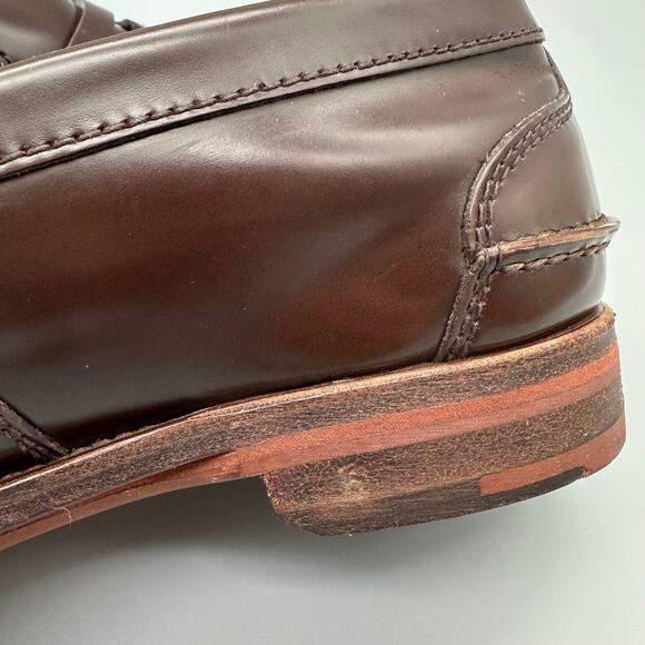 PRADA Mens Penny Loafer P Sz 6 US Sz 7 2DE034 Brown Smooth Leather Slip On - Picture 8 of 11